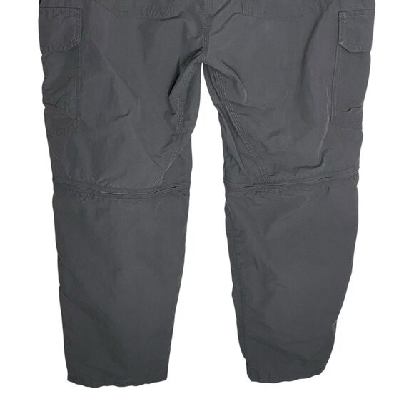 Eddie Bauer Pants Mens 38x32 Gray Travex Convertible Cargo Zip Off Lightweight - Picture 12 of 16